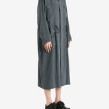 Blue jacket, full body view