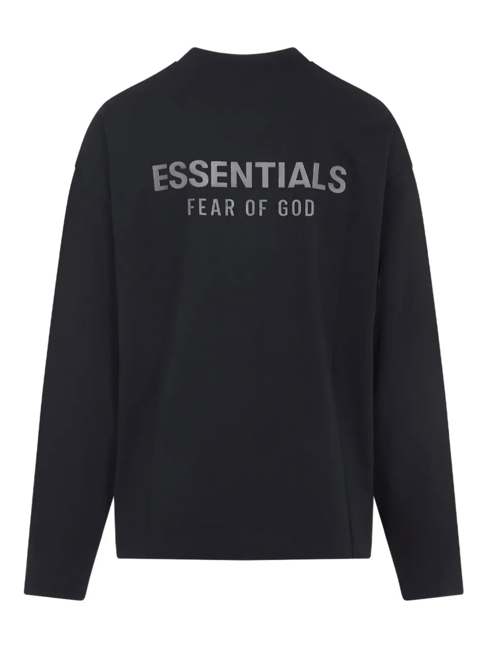 Black shirt, back view