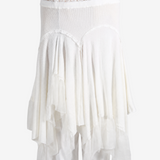 White skirt, front view