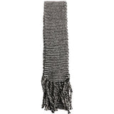 Grey scarf, front view