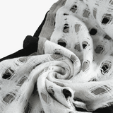 Black scarf, front view