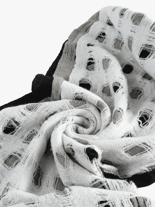 Black scarf, front view