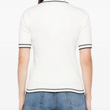 White t-shirt, front view