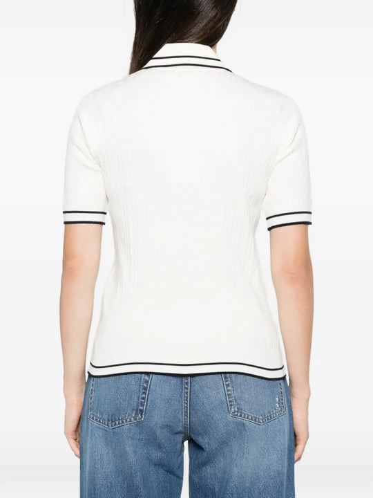 White t-shirt, front view
