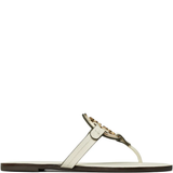 White sandal, front view