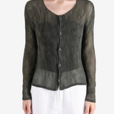 ISSEY MIYAKE - Women Chiffon Twist 2 Shirt