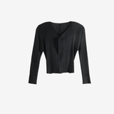 Black knitwear, front view