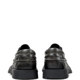 Black shoes, back view