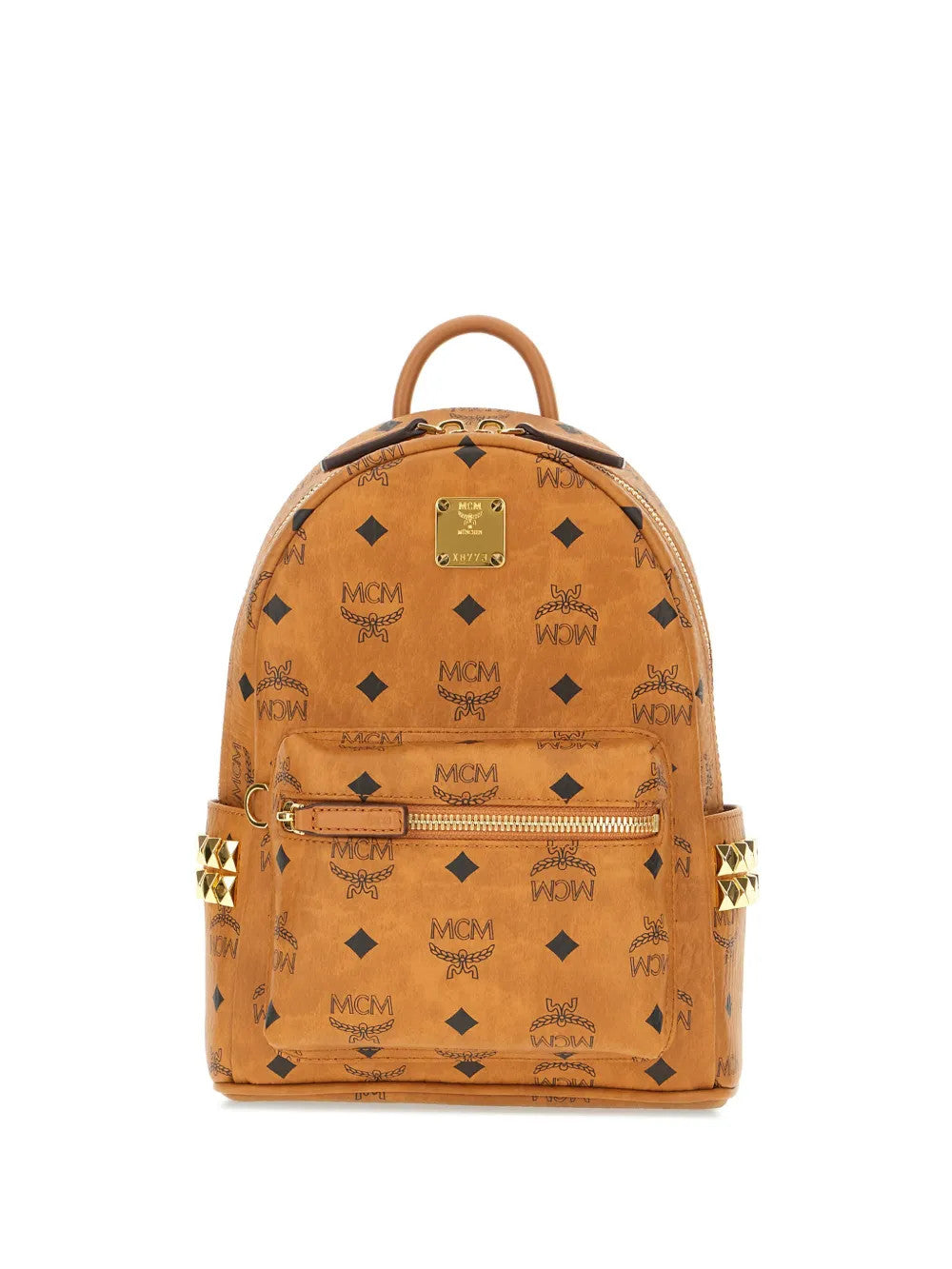Tan bag, front view