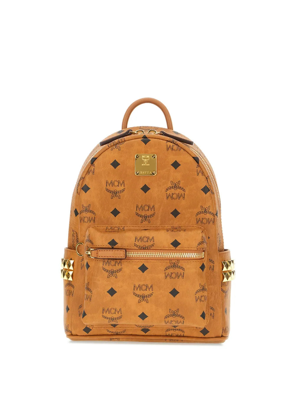 Tan bag, front view