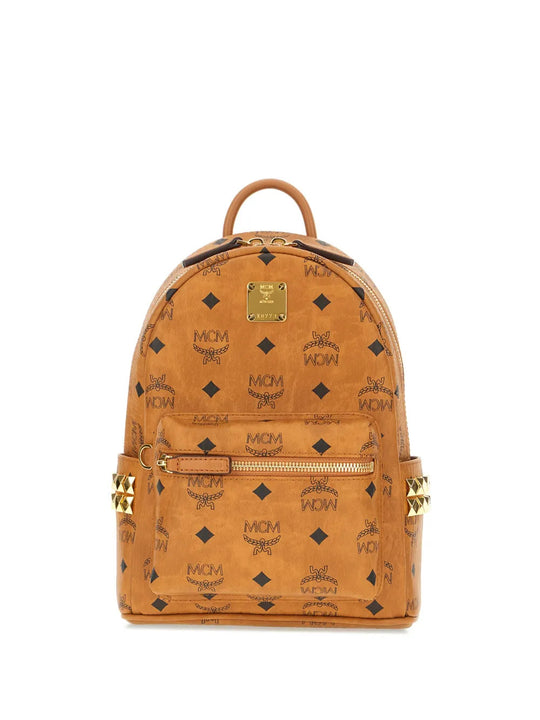 Tan bag, front view