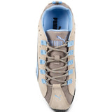 Tan shoes, front view