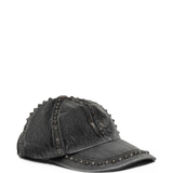 Grey hats, side view