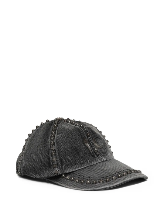 Grey hats, side view