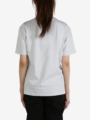 T BY ALEXANDER WANG - Women Essential SS Tee W/ Puff Logo & Bound Neck