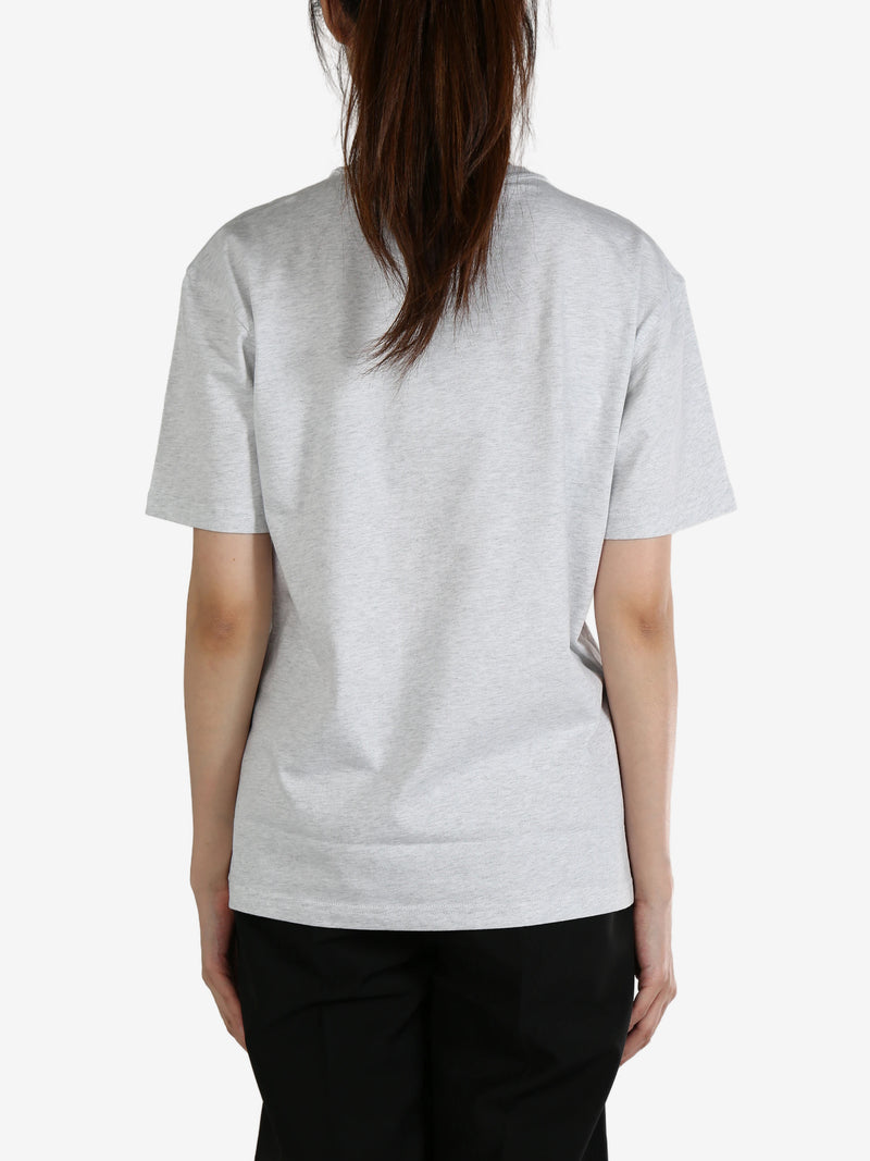 T BY ALEXANDER WANG - Women Essential SS Tee W/ Puff Logo & Bound Neck