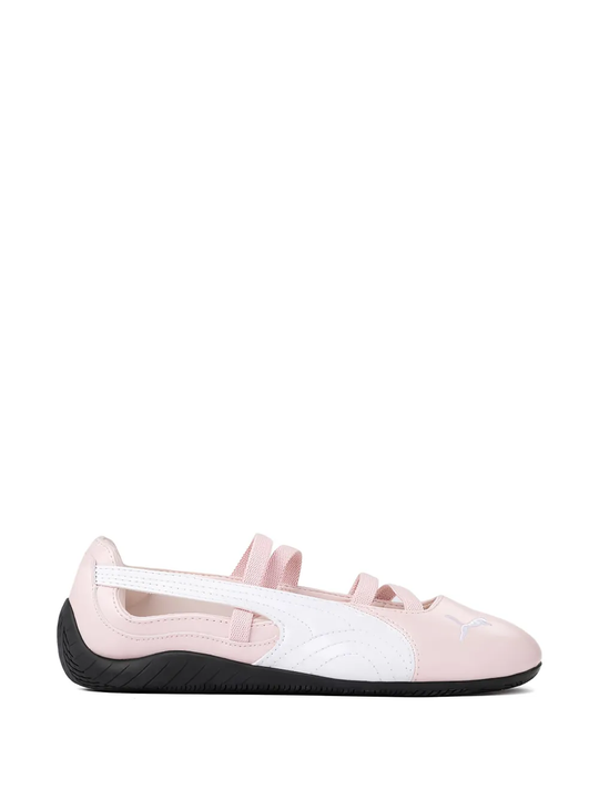 Pink flats, front view