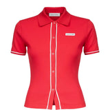 Red t-shirt, front view