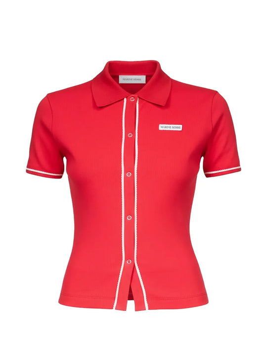 Red t-shirt, front view