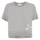 Grey t-shirt, front view