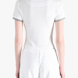 White t-shirt, full body view