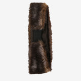 Brown hairband, back view