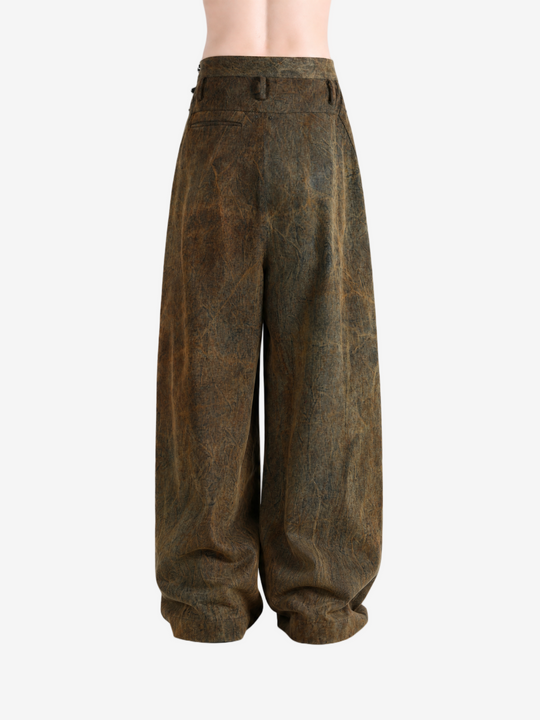 Brown pants, front view