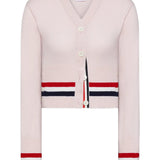 Pink knitwear, front view