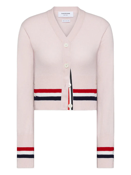 Pink knitwear, front view