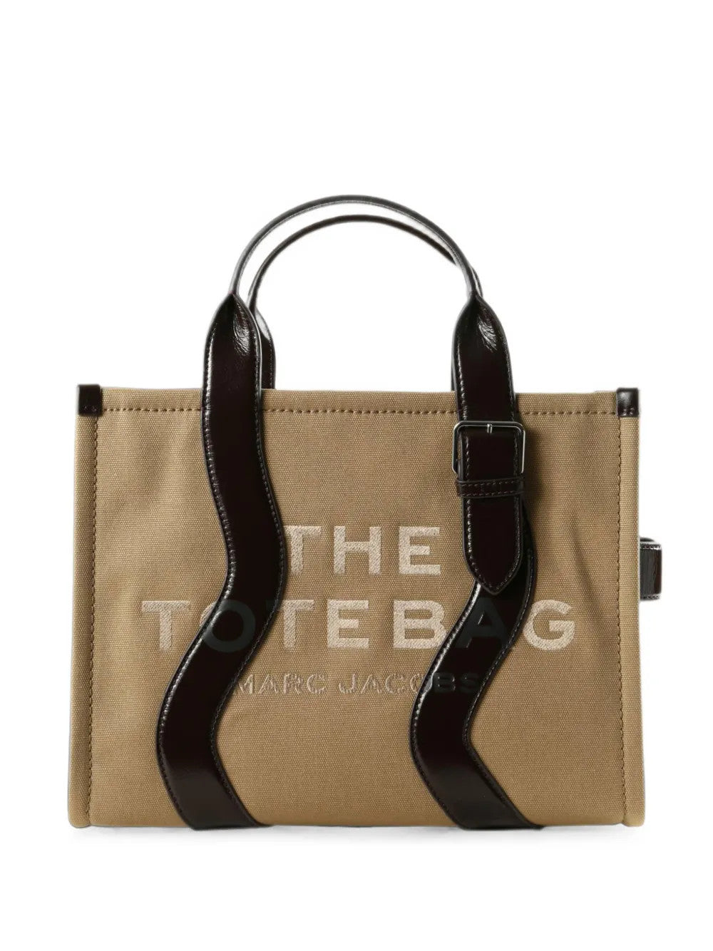 Tan bag, front view