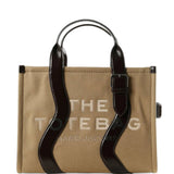 Tan bag, front view