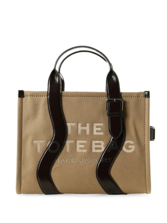 Tan bag, front view