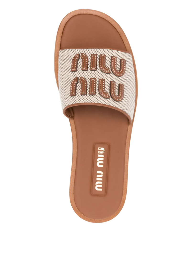 MIU MIU - Women Canvas Sandal