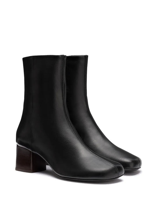 Black boots, side view