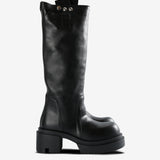 Black high boots, side view