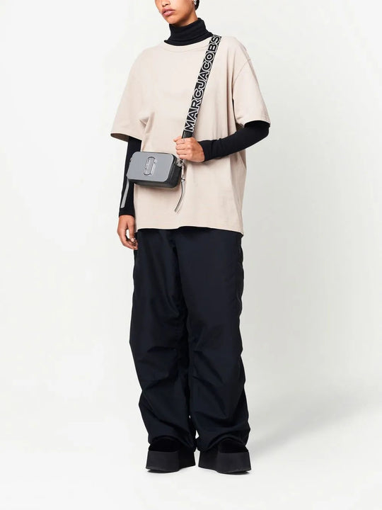 Black accessories, full body view