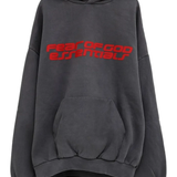 Gray hoodie,front view