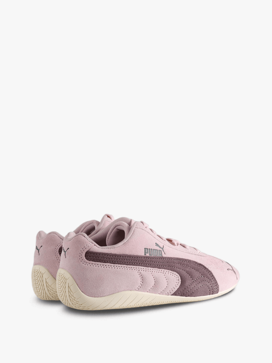 Pink shoes, side view
