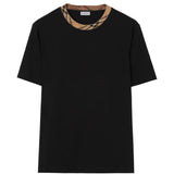 Black t-shirt, front view