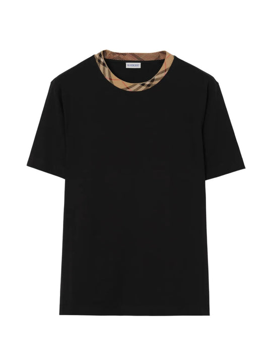 Black t-shirt, front view