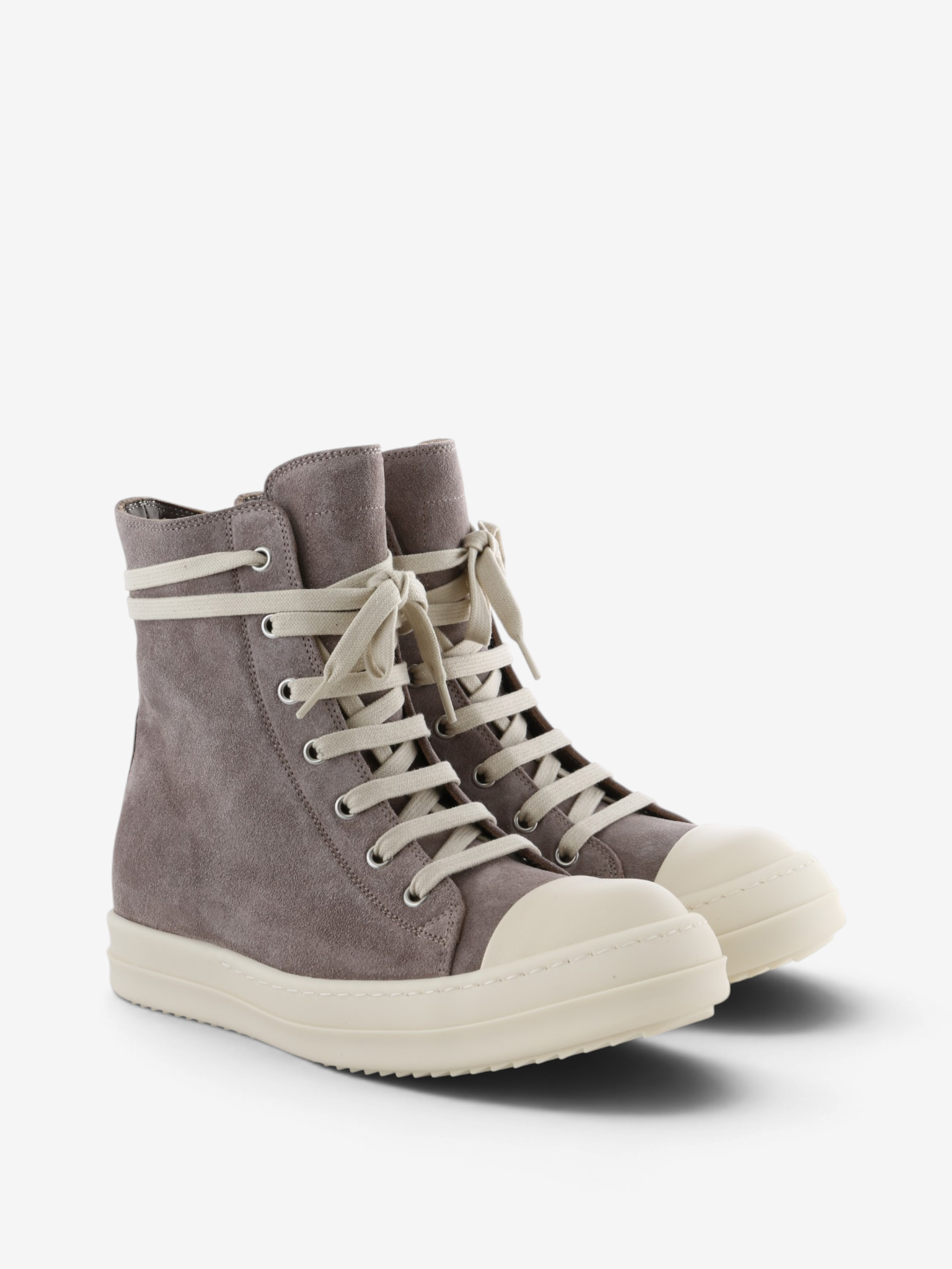 Grey shoes, front view