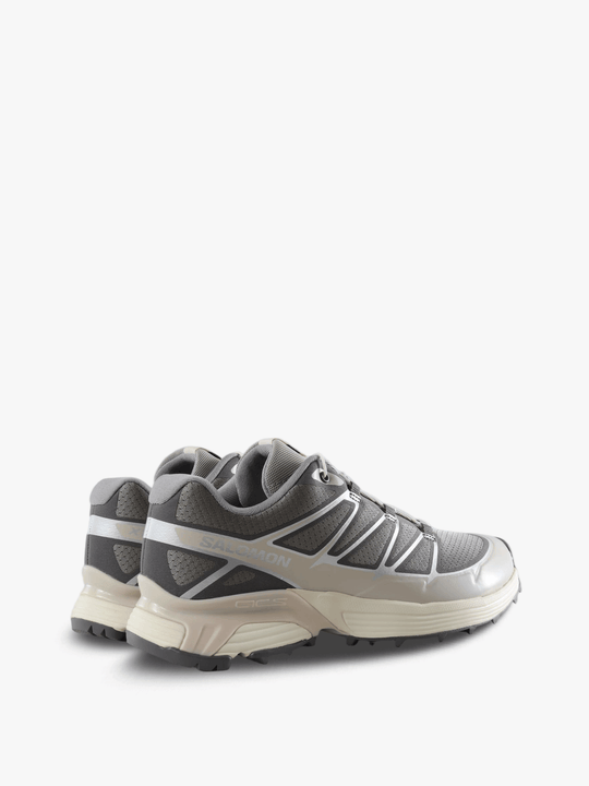 Grey shoes, back view