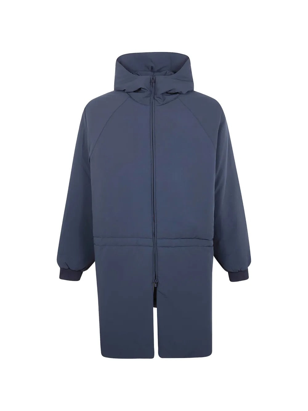 Blue jacket, front view