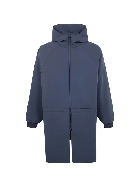 Blue jacket, front view