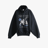 Black hoodie, front view