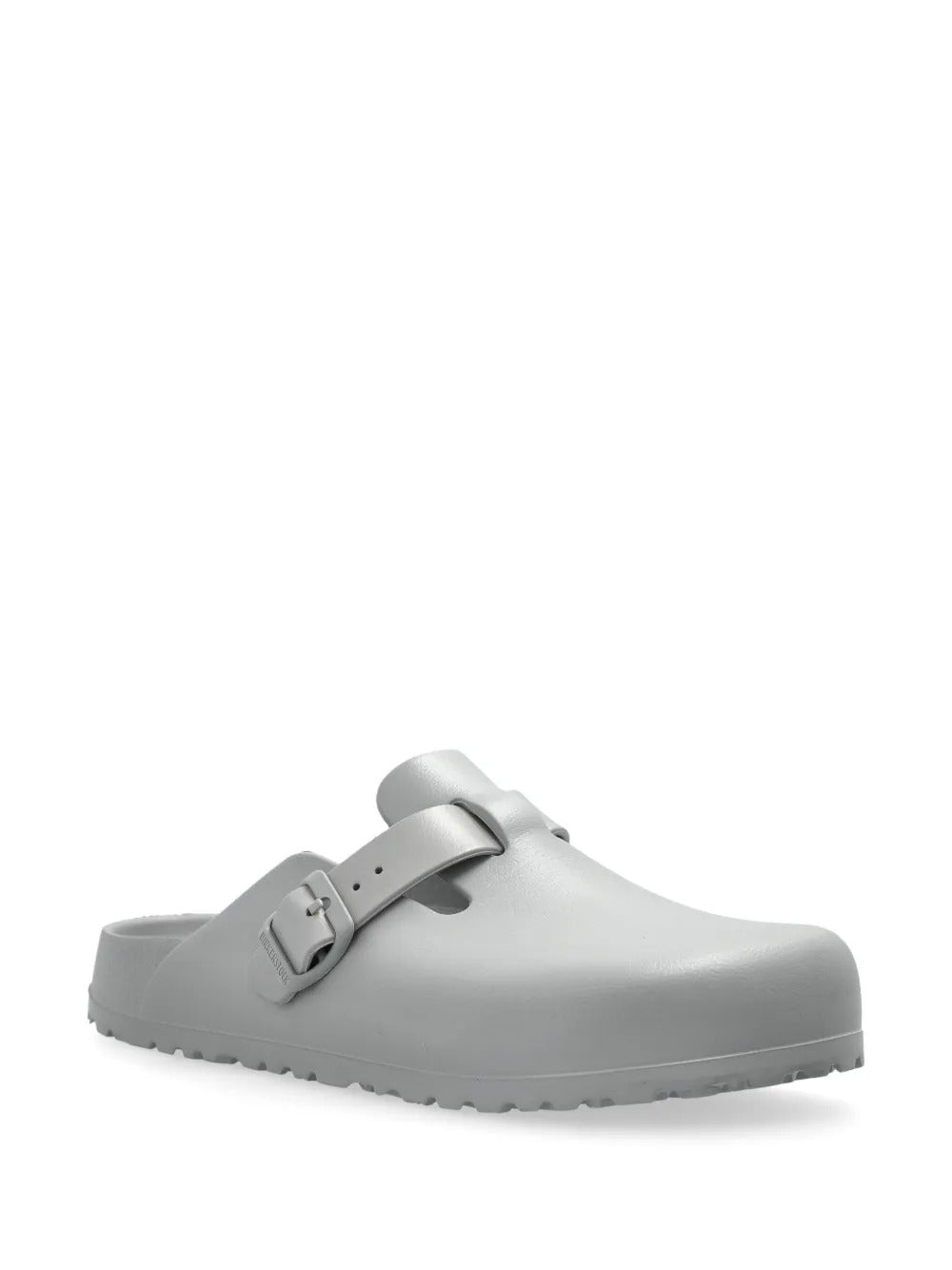 Grey sandal, side view
