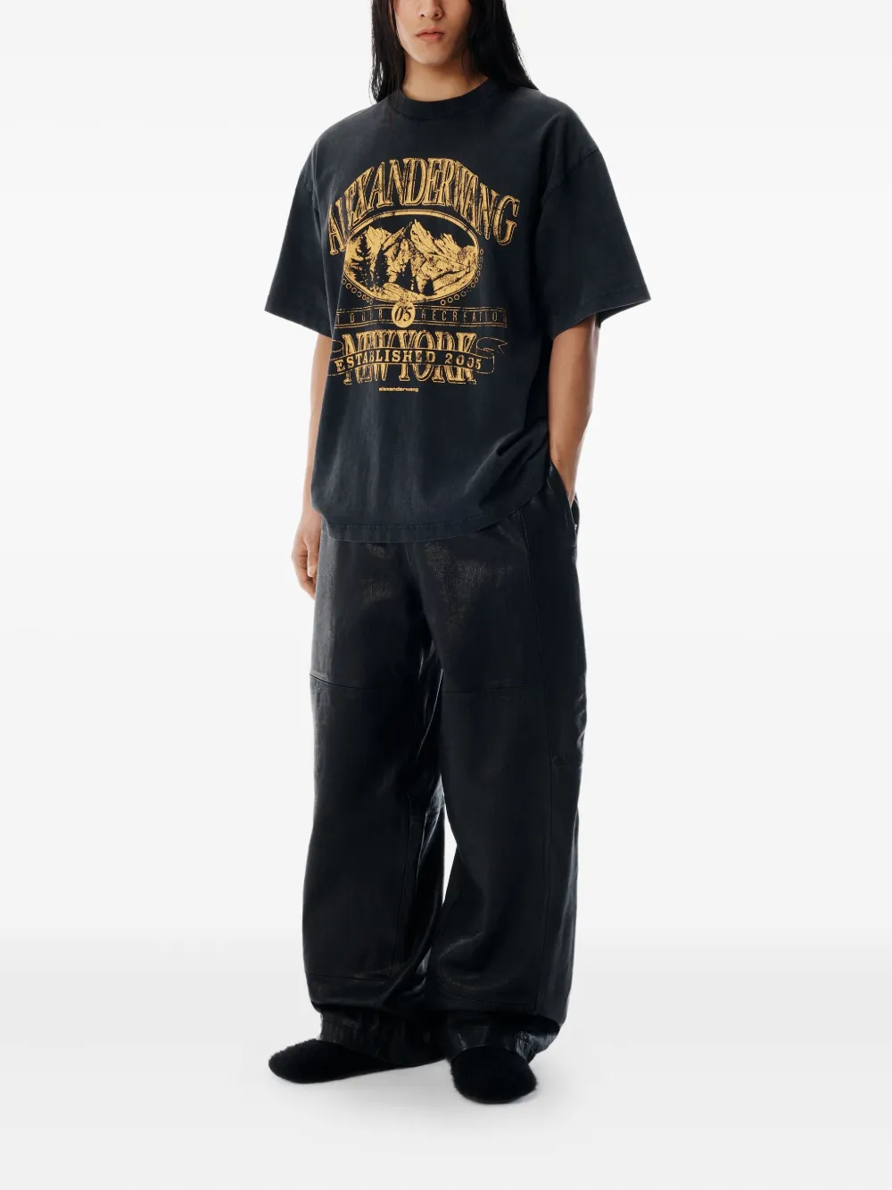 AW139 T シャツ&ワッペン ALEXANDER WANG - Unisex Short Sleeve Graphic T-Shirt – Atelier New