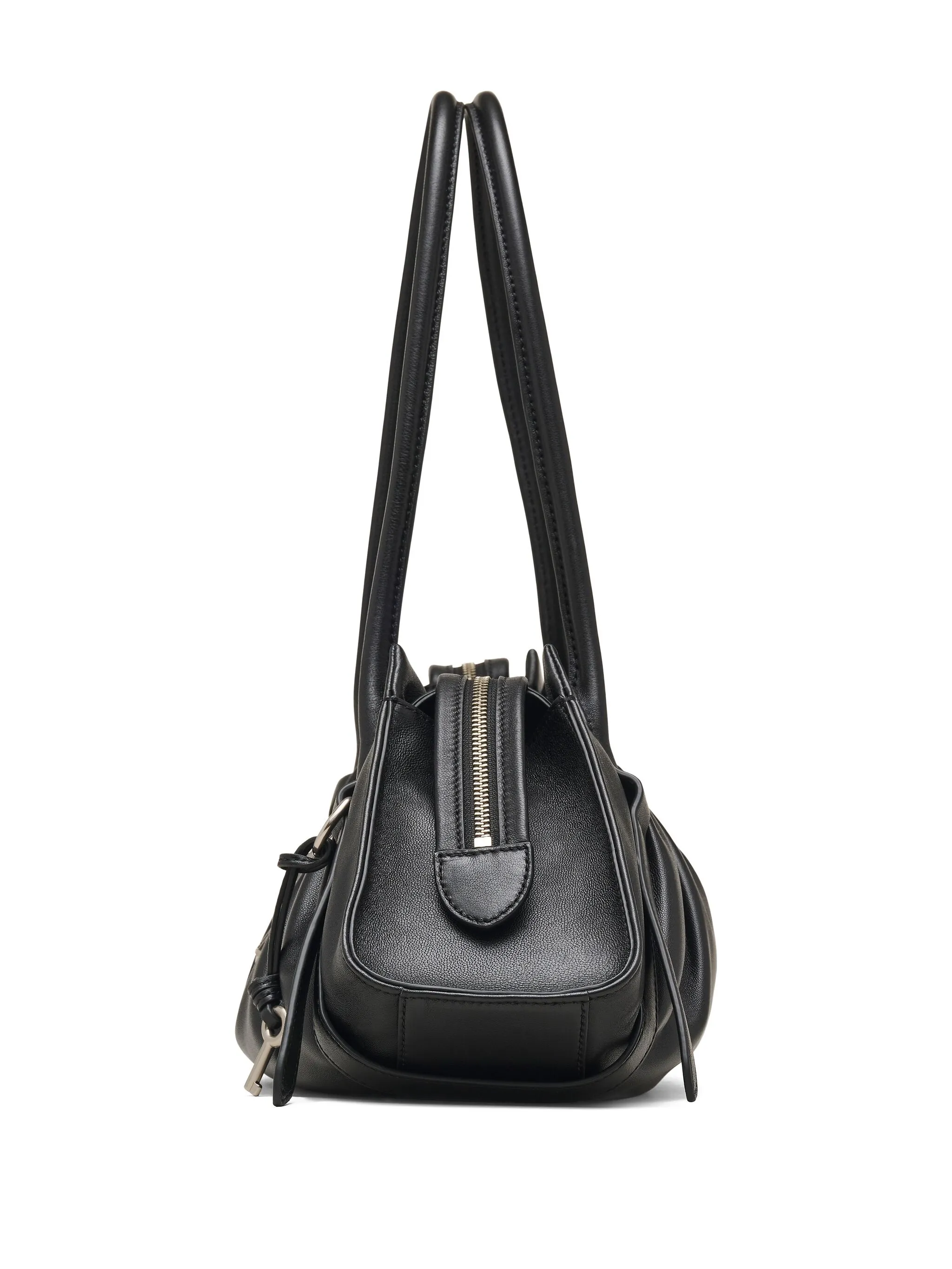 black bag, side view