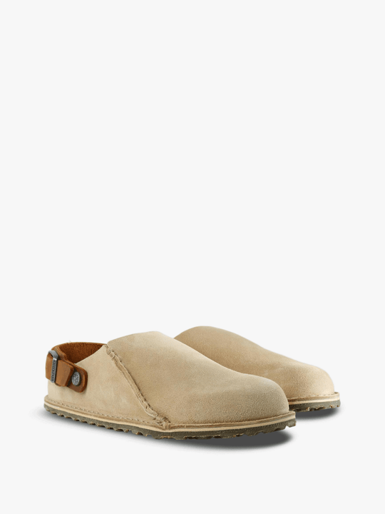 Tan sandals, front view