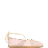 Tan shoes, front view